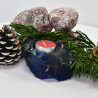 Kerzenhalter aus Glas Blue Tealight