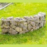 Gabionengartenrand - Bogen 11x20x75cm