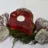 Kerzenhalter aus Glas Red Tealight