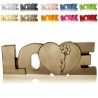 Dekorative Kerze Love