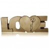 Dekorative Kerze Love