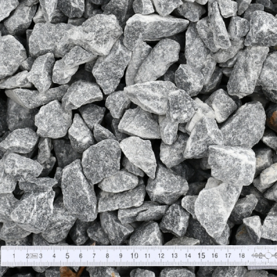 Stein Silbergraues Splitt 16-32mm
