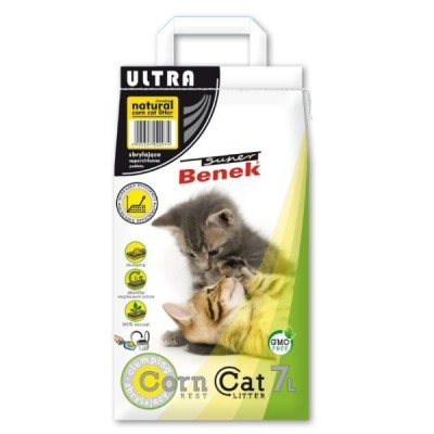 Natürliches Katzenstreu Super Benek Corn Cat Ultra