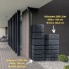 Regenwasserbehälter Tower Stone 350L Anthrazit