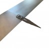 Gerade Rasenkanten aus Corten 2mm