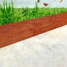 Gerade Rasenkanten aus Corten 2mm