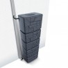 Regenwasserbehälter Tower Stone 500L Grau